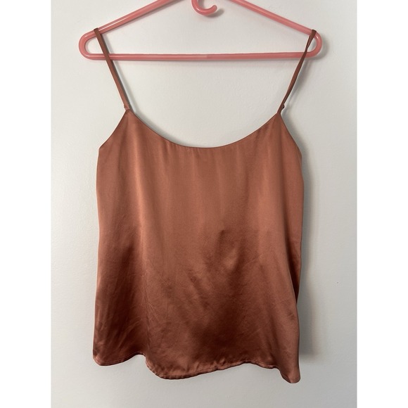 Reformation Tops - Reformation Women 100% Silk Camisole Sleeveless Copper Low Back Size S